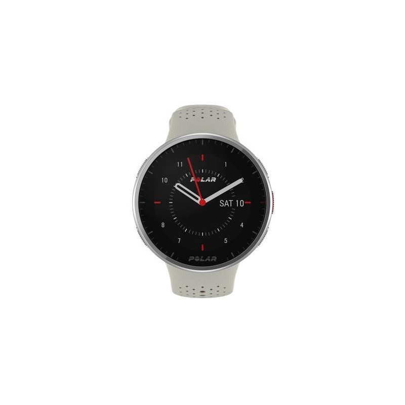 Watch Polar Pacer Pro With-L white-red