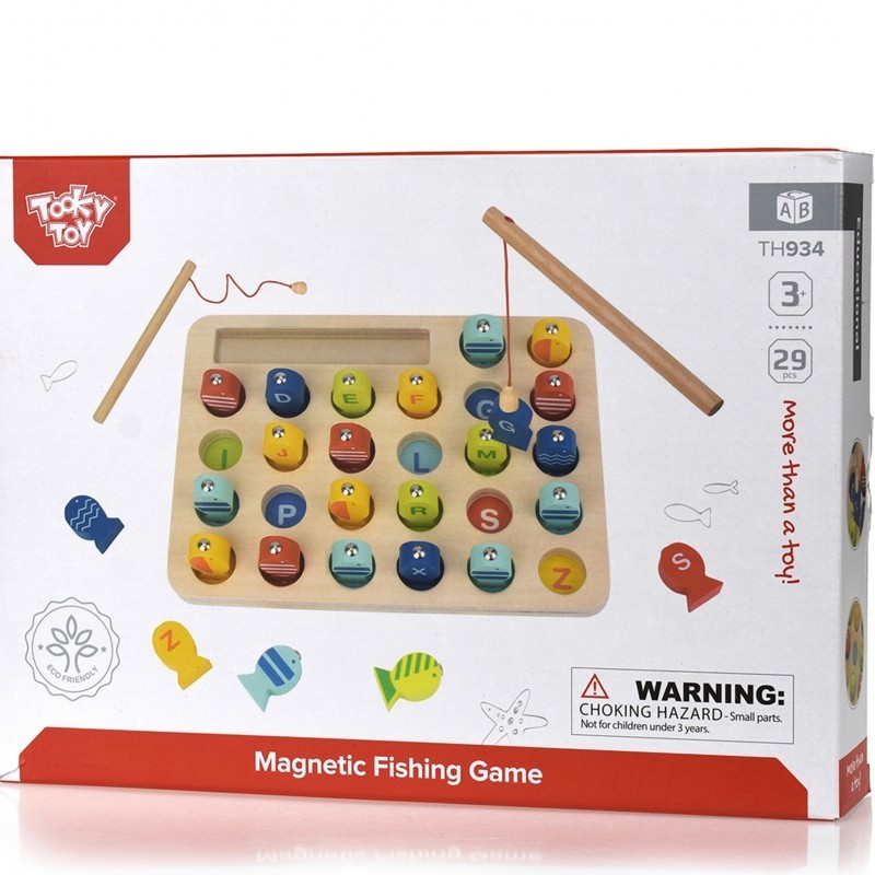 Educational Wooden Match Lettered Fish Board Games, Number Of