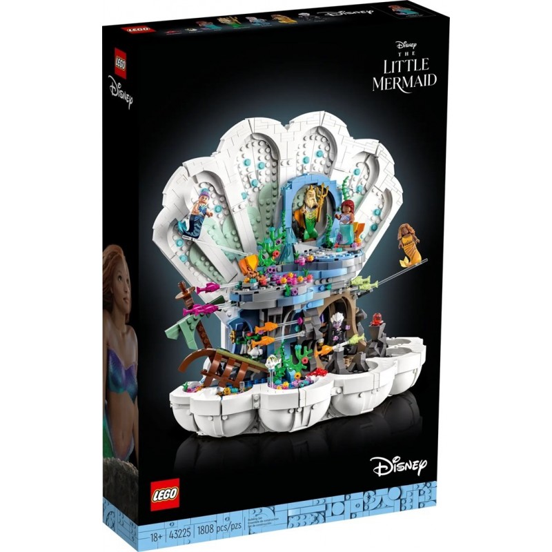 LEGO DISNEY 43225 THE ROYAL SHELL OF THE LITTLE MERMAID