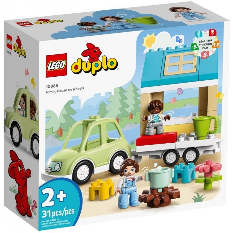 LEGO DUPLO 10986 FAMILY HOUSE ON WHEELS