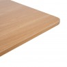 Table top ERGO 120x60cm, oak