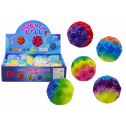 Glowing Ball For Bouncing Kneading With Dimples Colorful 6cm