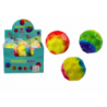 Glowing Ball for Bouncing and Kneading with Recesses Colorful 9.5cm