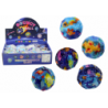 Glowing Ball for Bouncing with Recesses Sea Animals 7cm