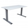 Desk ERGO OPTIMAL with 2 motors 140x80cm, greyish white