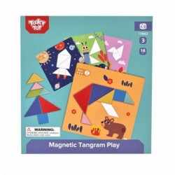 TOOKY TOY Puzzle Tangram Puzzle for Children Learning Shapes Figures Shapes 18el.