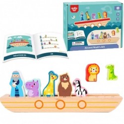 Tooky Toy Wooden Noah's Ark + Riddle Book