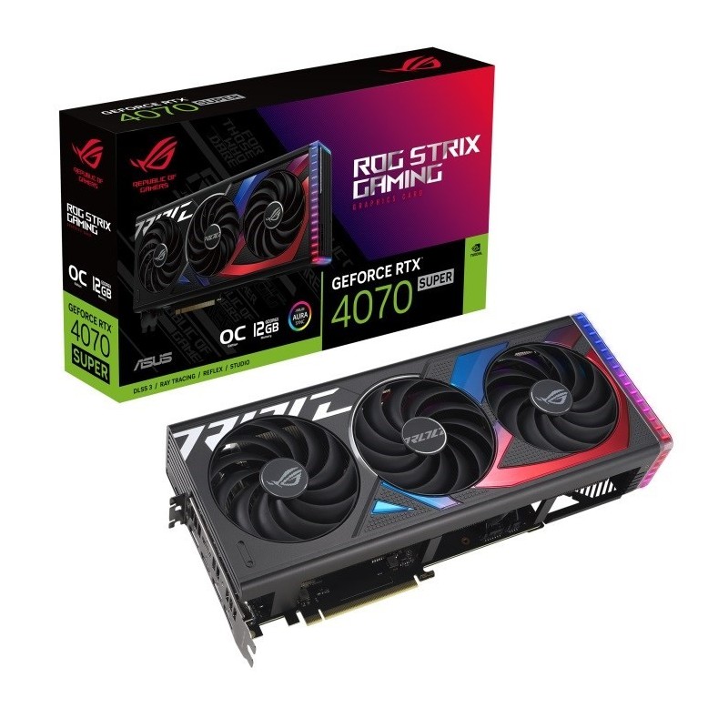 ASUS ROG Strix GeForce RTX 4070 SUPER OC 12GB GAMING graphics card