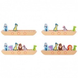 Tooky puidust mänguasi Noa laev + mõistatuste raamat