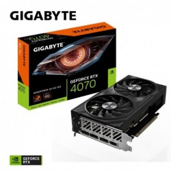 GIGABYTE GeForce RTX 4070 WINDFORCE 2X OC 12G Graphics Card - 12GB GDDR6X, 192bit, PCI-E 4.0, 2490MHz Core Clock, 3 x