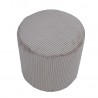 Ottoman INES D41xH40,5cm, greyish beige