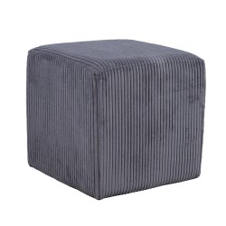 Ottoman PAULA 41x41xH40,5cm, grey