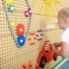 MASTERKIDZ Wall Board Gears and Chain 79 El. Build your own mechanism