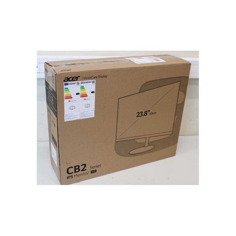 SALE OUT. Acer CB2 Series ZeroFrame CB242YEBMIPRX 23.8", LCD IPS,1920x1080/16:9/1ms/250/1m:1/1xHDMI/1xVGA/1xDP/Audio