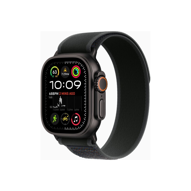 Apple Watch Ultra 2 GPS + Cellular 49mm Black Titanium Case with Black Trail Loop - M/L