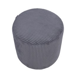 Ottoman INES D41xH40,5cm, grey