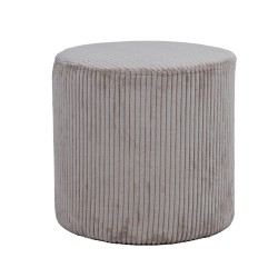 Ottoman INES D41xH40,5cm, greyish beige