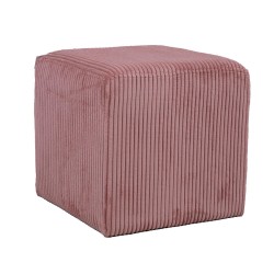 Ottoman PAULA 41x41xH40,5cm, pink