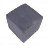 Ottoman PAULA 41x41xH40,5cm, grey