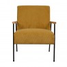 Armchair JADE 63x75,5xH85,5cm, yellow