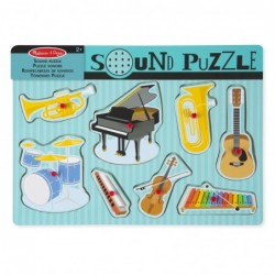 MELISSA & DOUG Musical Instruments Sound Puzzle