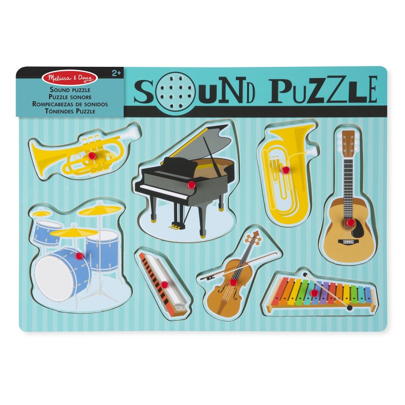 MELISSA & DOUG Musical Instruments Sound Puzzle