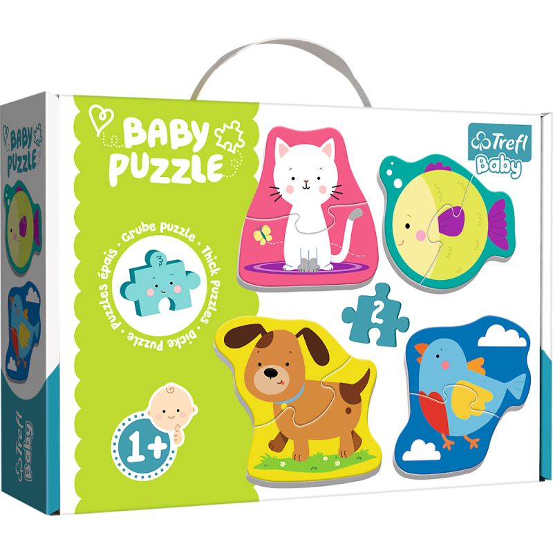 TREFL Baby puzzle set, Pets