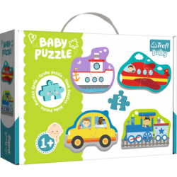 TREFL Baby puzzle set, Transport vehicals