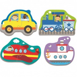 TREFL Baby puzzle set, Transport vehicals