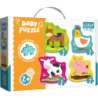 TREFL Baby puzzle set, Farm animals