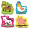 TREFL Baby puzzle set, Farm animals