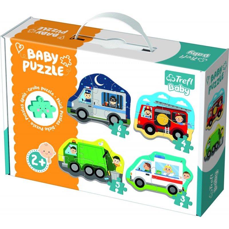 TREFL Baby puzzle set Cars