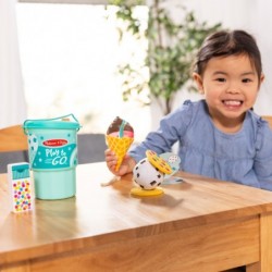 MELISSA & DOUG Play to Go Ice Cream Play Set