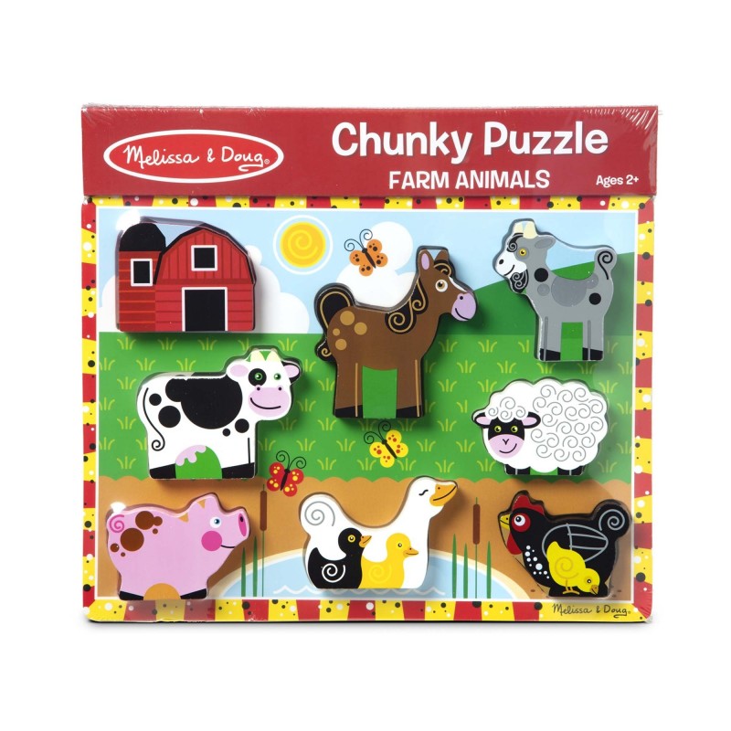 MELISSA & DOUG Farm Chunky Puzzle