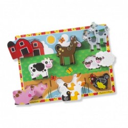 MELISSA & DOUG Farm Chunky Puzzle