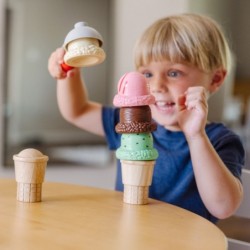 MELISSA & DOUG Playset Scoop & Stack Ice Cream