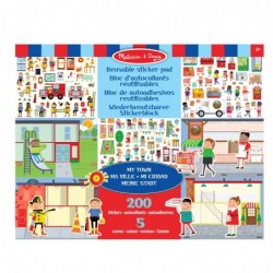 MELISSA & DOUG Reusable Sticker Pad My Town