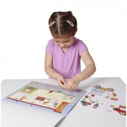 MELISSA & DOUG album korduvkasutatavate kleebistega minu linn