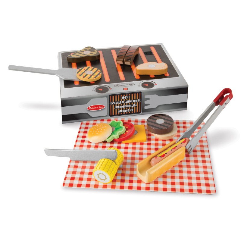 MELISSA & DOUG Grill & Serve playset BBQ