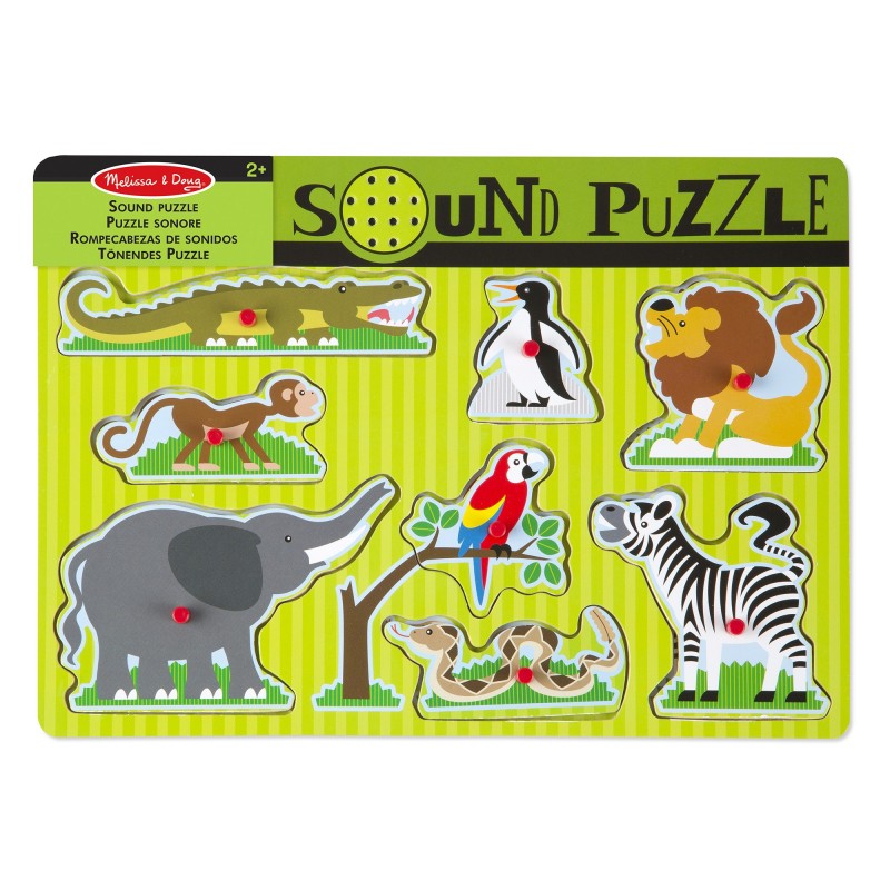 MELISSA & DOUG Zoo Animals Sound Puzzle