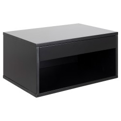 Nightstand CHOLET 50x35xH24,3cm, black