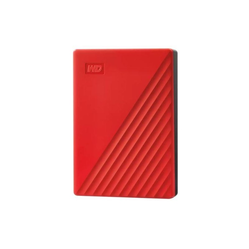 External HDD WESTERN DIGITAL My Passport 6TB USB 2.0 USB 3.2 Red WDBR9S0060BRD-WESN