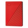 External HDD WESTERN DIGITAL My Passport 6TB USB 2.0 USB 3.2 Red WDBR9S0060BRD-WESN