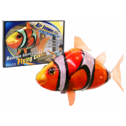 Remote Controlled Fish R/C Clownfish Orange Flying Balloon