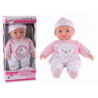 Baby Doll Pink Pajamas with Teddy Bear Hat Sounds