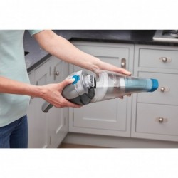 Black & Decker NVC215WA-QW handheld vacuum Blue, Silver Bagless