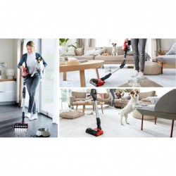 Bosch BCS711PET stick vacuum/electric broom Battery Dry Bagless 0.3 L Black, Red 3 Ah