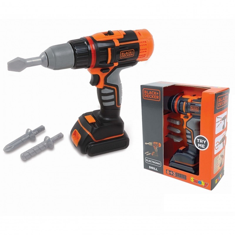SMOBY Black &amp; Decker Electronic Drill / Screwdriver