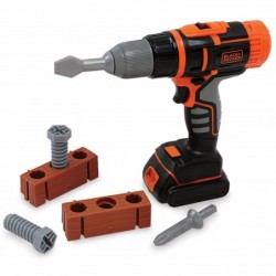 SMOBY Black &amp; Decker Mechanical drill and screwdriver