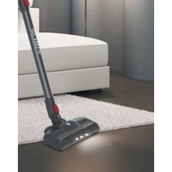 Hoover HF122RH 011 Stick vacuum Battery Dry Fabric Bagless 0.9 L 170 W Red, Silver